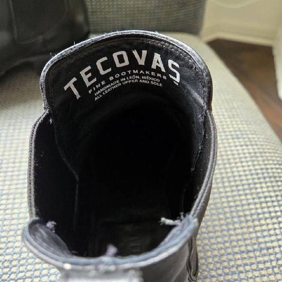 Tecovas Men's Black Leather Chelsea Boots - Picture 3 of 6